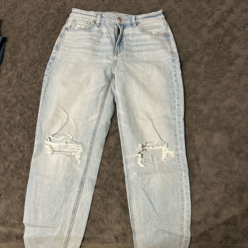 American Eagle Outfitters Blue Straight Leg Jeans